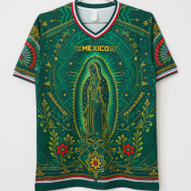 2026/27 Mexico Retro Style Green Fans Soccer Jersey