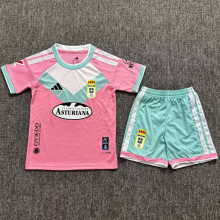 2026/27 Real Oviedo Third Pink Kids Soccer Jersey