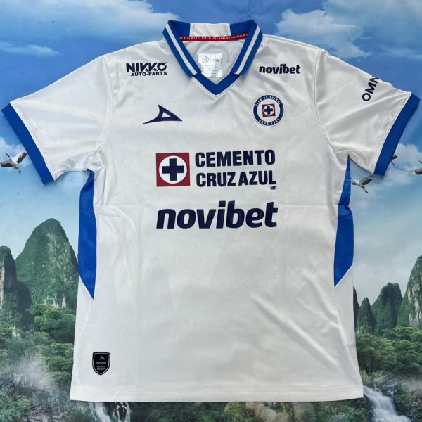 2026/27 Cruz Azul Away White Fans Soccer Jersey