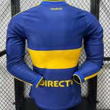 2026/27 Boca Home Blue Player Version Long Sleeve Soccer Jersey