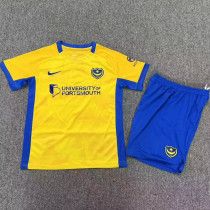 2026/27 Portsmouth Away Yellow Kids Soccer Jersey