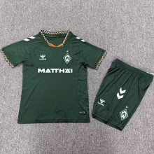 2026/27 Werder Bremen Away Green Kids Soccer Jersey