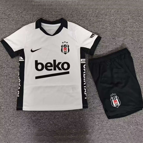 2026/27 Besiktas Home White Kids Soccer Jersey