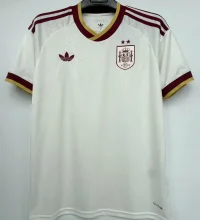 2026-27 Spain 1:1 Quality Away White Fans Soccer Jersey （2 Stars 2星）