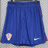 2026/27 Croatia Away Blue Player Version Shorts Pants 球员版