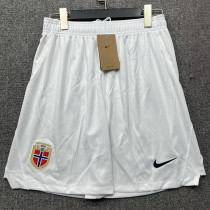 2026/27 Norway White Fans Shorts Pants