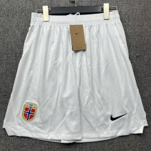 2026/27 Norway White Fans Shorts Pants