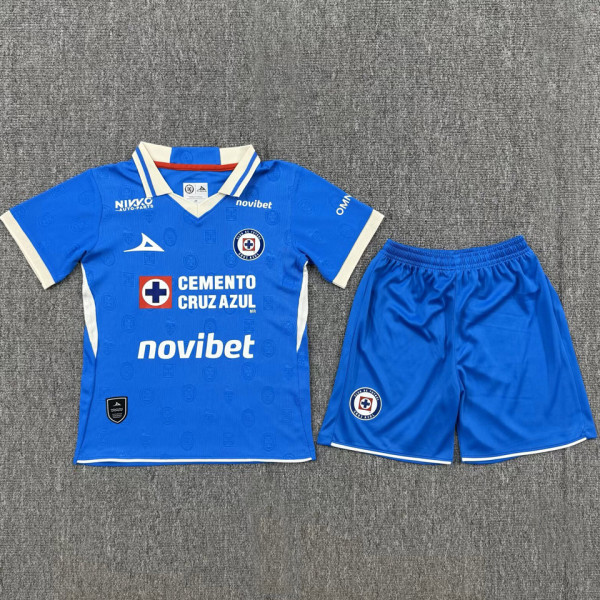2026/27 Cruz Azul Home Blue Kids Soccer Jersey
