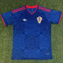 2026/27 Croatia Away Blue Fans Soccer Jersey