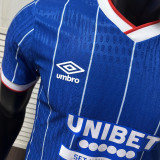 2026/27 Glasgow Rangers Home Blue Player Version Soccer Jersey