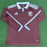 2026/27 Aston Villa Home Fans Long Sleeve Soccer Jersey
