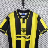 1996/1997 Penarol Home Yellow Black Retro Soccer Jersey