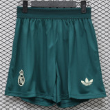 2026/27 RM Away Green Player Version Shorts Pants 球员版