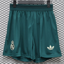 2026/27 RM Away Green Player Version Shorts Pants 球员版