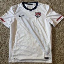 2010 U.S Home White Retro Soccer Jersey