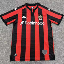 2026/27 Nice Home Red Black Fans Soccer Jersey