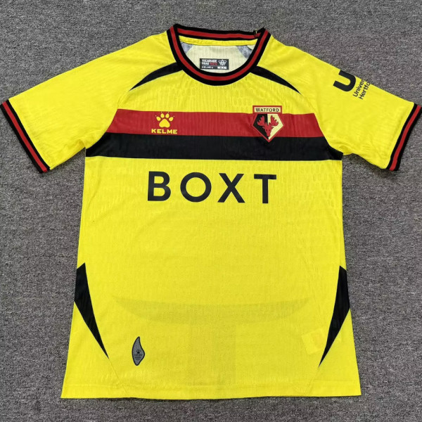 2026/27 Watford Home Yellow Fans Soccer Jersey