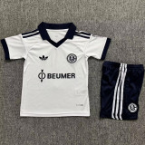 2026/27 Schalke 04 Away White Kids Soccer Jersey