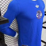 2026/27 Club America 110Th Anniversary Blue Player Version Long Sleeve Soccer Jersey