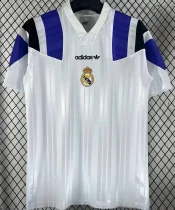 2026/27 RM White Retro Style Fans Soccer Jersey