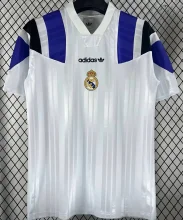 2026/27 RM White Retro Style Fans Soccer Jersey
