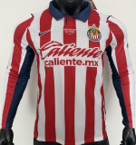 2026/27 Chivas Home Player Version Long Sleeve Soccer Jersey