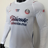 2026/27 Chivas Away Player Version Long Sleeve Soccer Jersey