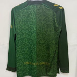 2026/27 R BTS Away Green Fans Long Sleeve Soccer Jersey UCL Version 欧冠版