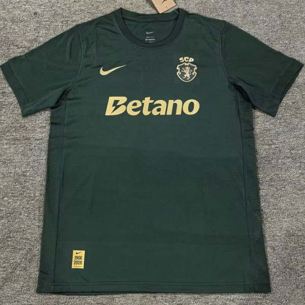 2026/27 Sporting Lisbon 120th Anniversary Fans Soccer Jersey 里斯本