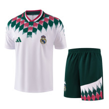 2026/27 RM White Retro Training Jersey (A Set)