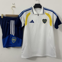 2026/27 Boca White Training Jersey 有拉链 (A Set)