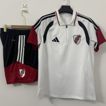 2026/27 River Plate White Training Jersey 有拉链  (A Set)
