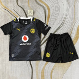 2026/27 BVB Away Black Kids Soccer Jersey