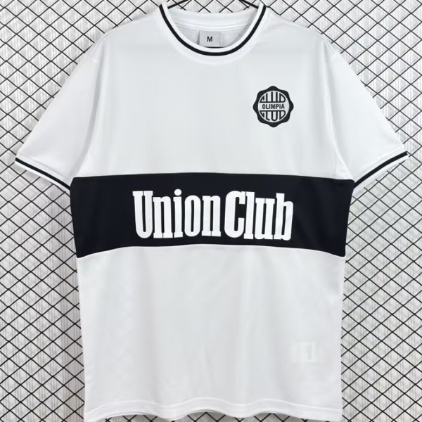 1979 Club Olimpia Home White Retro Soccer Jersey