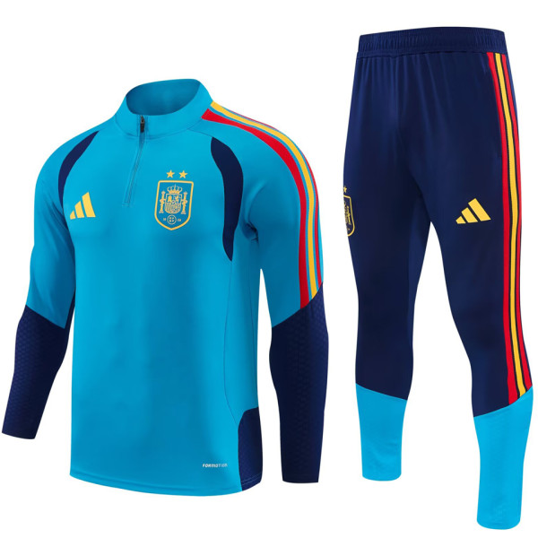 2026/27 Spain Blue Sweater Tracksuit（2 Stars 2星）