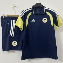 2026/27 Fenerbahce Blue Training Jersey 有拉链 (A Set)