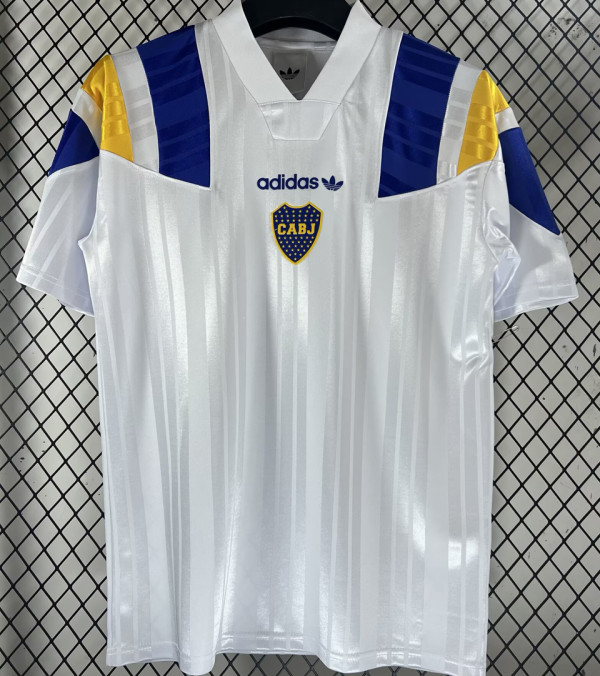 2026/27 Boca White Retro Style Fans Soccer Jersey