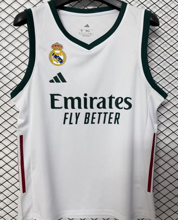 2026/27 RM Home White Basketball Jersey