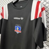 2026/27 Colo-Colo Black Retro Style Fans Soccer Jersey