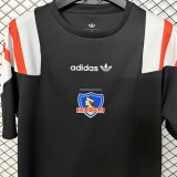 2026/27 Colo-Colo Black Retro Style Fans Soccer Jersey