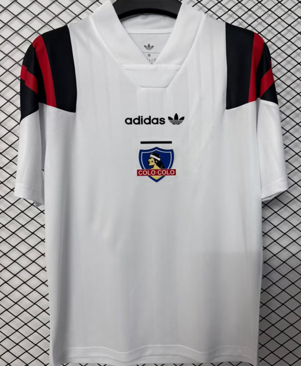 2026/27 Colo-Colo White Retro Style Fans Soccer Jersey