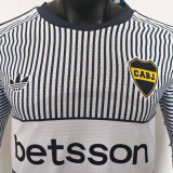 2026/27 Boca Away Player Version Long Sleeve Soccer Jersey