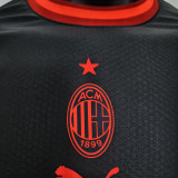 2026/27 AC Milan Third Black Player Version Long Sleeve Soccer Jersey