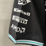 2026-27 Mercedes AMG Petronas F1 Black POLO Team T-Shirt 有领
