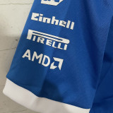2026-27 Mercedes AMG Petronas F1 Blue Fans POLO Team T-Shirt   有领 球迷版