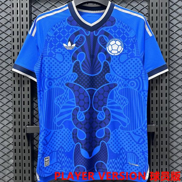 2027-28 Colombia Away Player Version Soccer Jersey