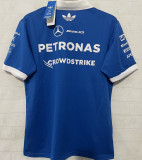 2026-27 Mercedes AMG Petronas F1 Blue Fans POLO Team T-Shirt   有领 球迷版