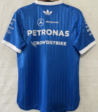 2026-27 Mercedes AMG Petronas F1 Blue Player Version Team T-Shirt  圆领 球员版