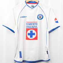 2002/2003 Cruz Azul Away White Retro Soccer Jersey