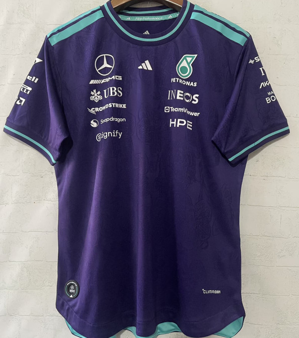2026-27 Mercedes AMG Petronas F1 Purple Team T-Shirt  圆领